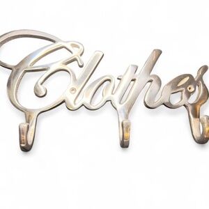 Stylish Clothes Hook Rack with Hardware and Original Box NEW